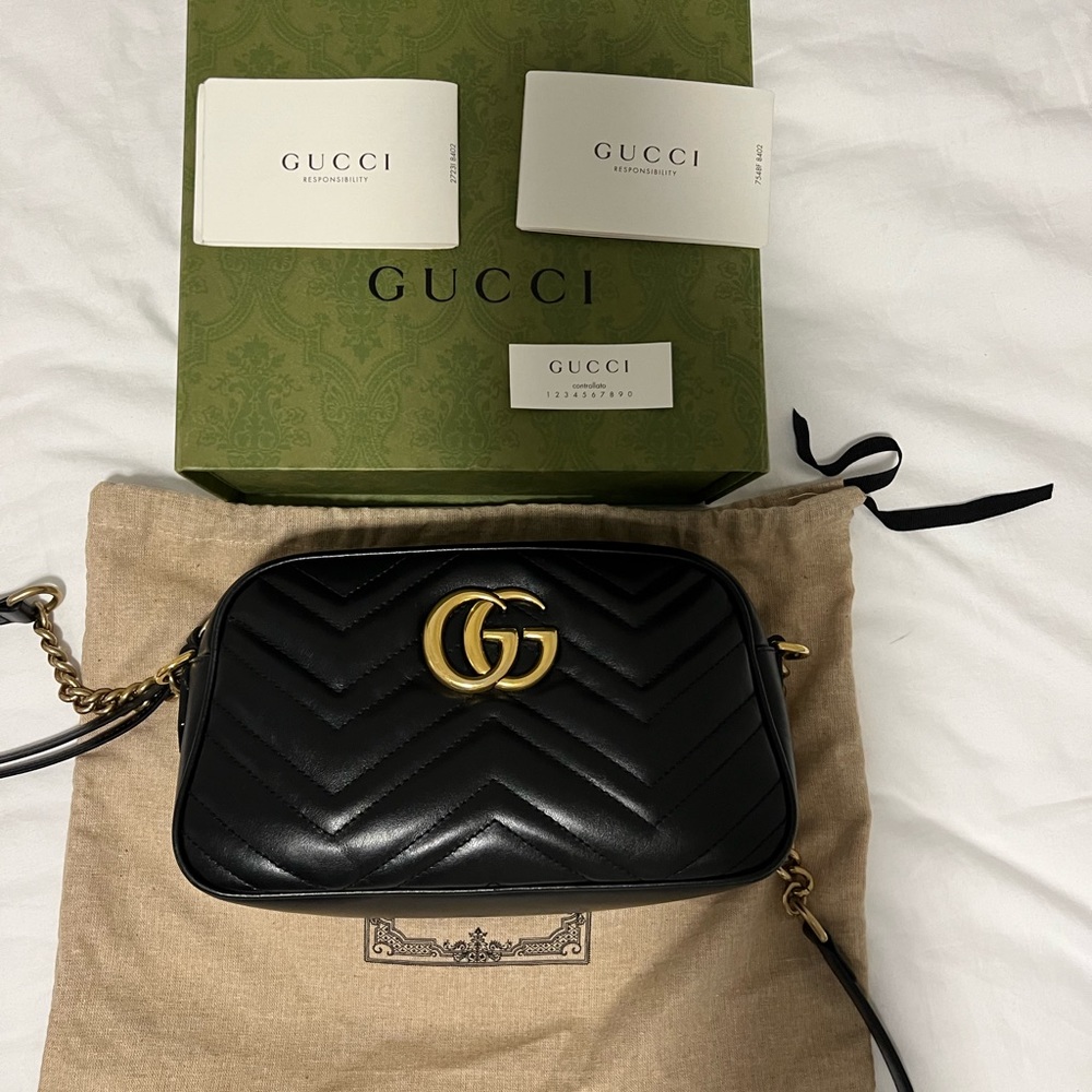 GG Marmont matelassé shoulder bag